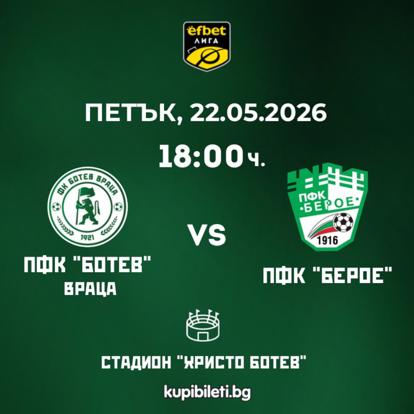 ПФК Ботев Враца – ПФК Берое