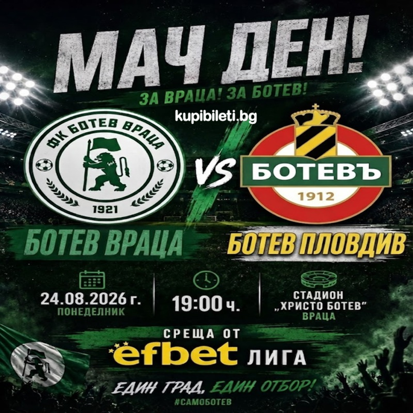 PFC Botev Vratsa – PFC Botev Plovdiv